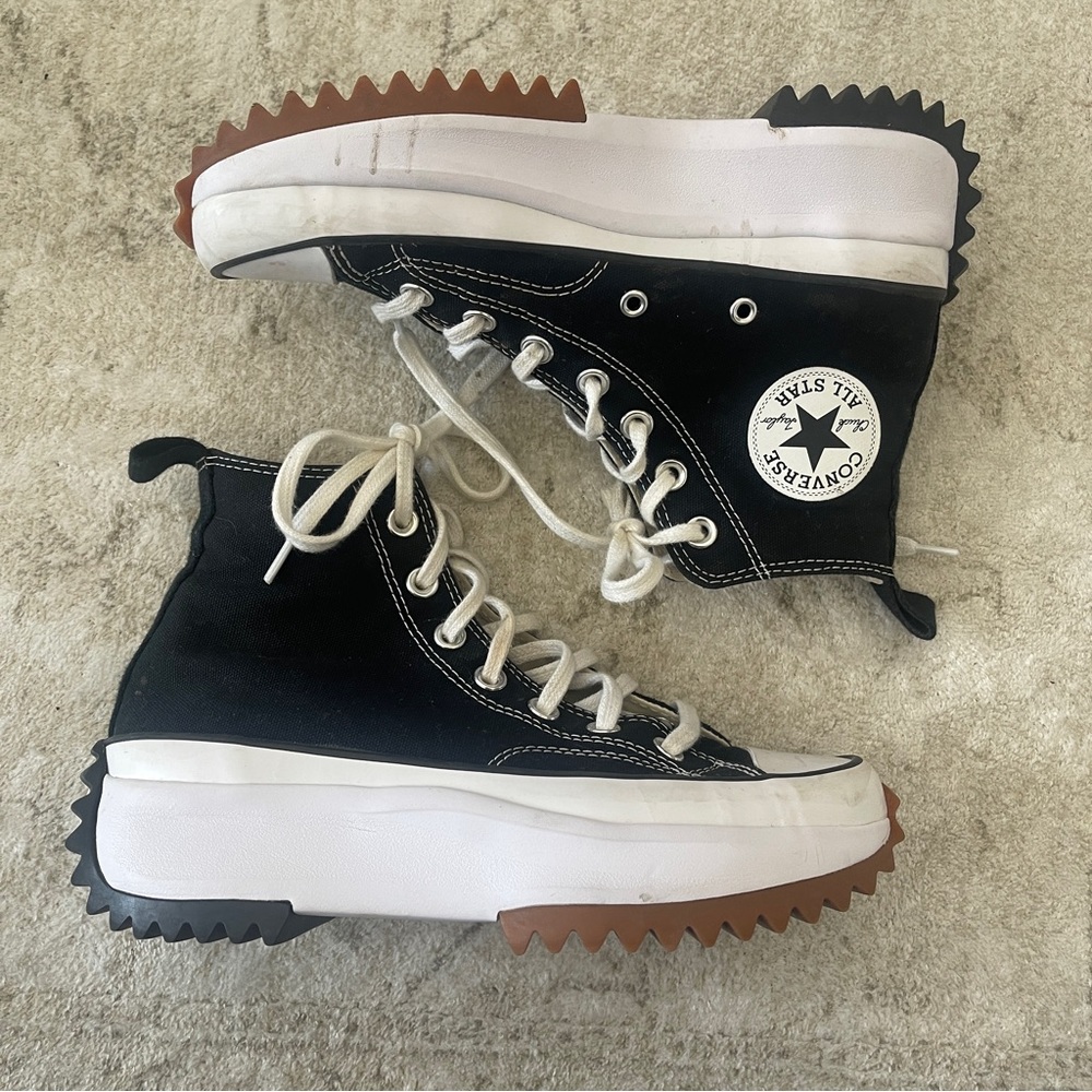 Converse All Star® Run Star Hike High Top Platform Sneaker, Size: 7